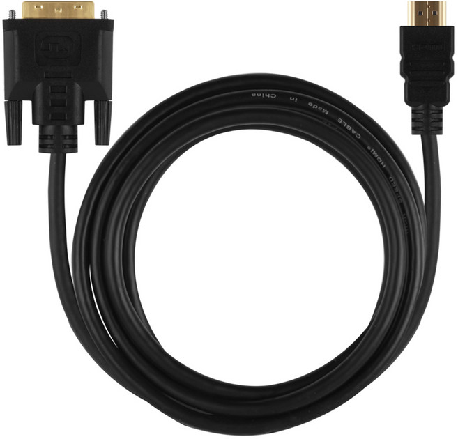 넥스트유 이지넷 유비쿼터스 모니터케이블 블랙, 1개, 2m