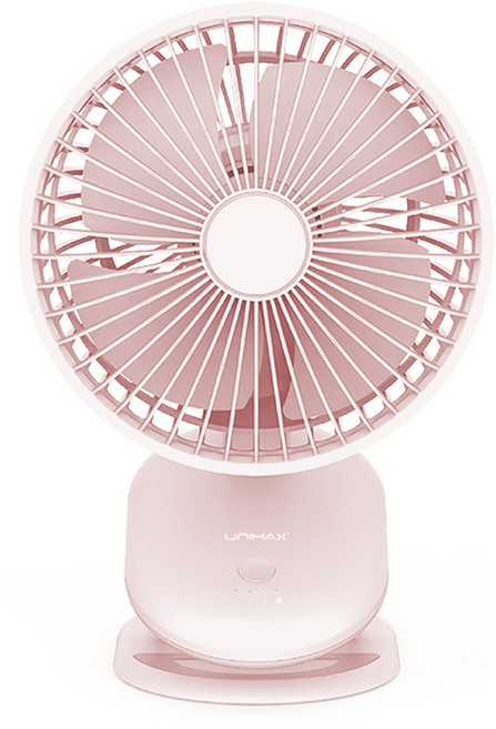 유니맥스 BLDC모터 서큘레이터 클립형 탁상용 무선 선풍기, UMF-1456PCP, 핑크