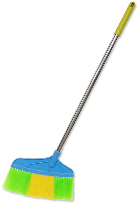 월드크린 블루링 스텐 롱타이탄비 빗자루, 1개, 랜덤 발송