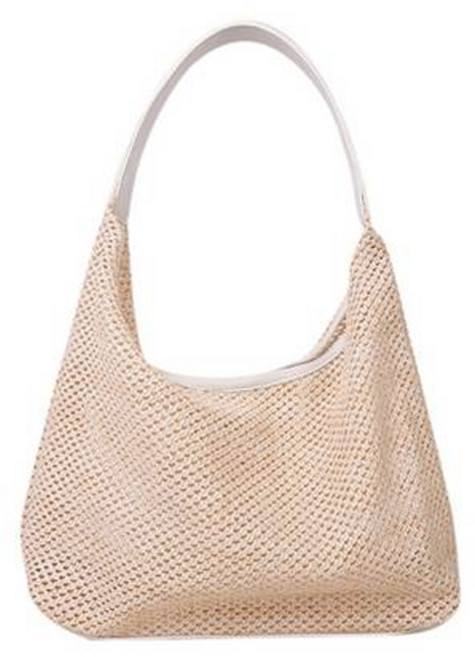 엘쏘 여름 비치 왕골 지사 숄더 라탄백