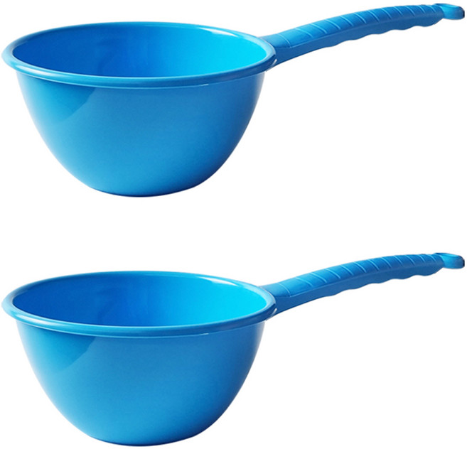 월드크린 자루 바가지 대형, 블루, 2개