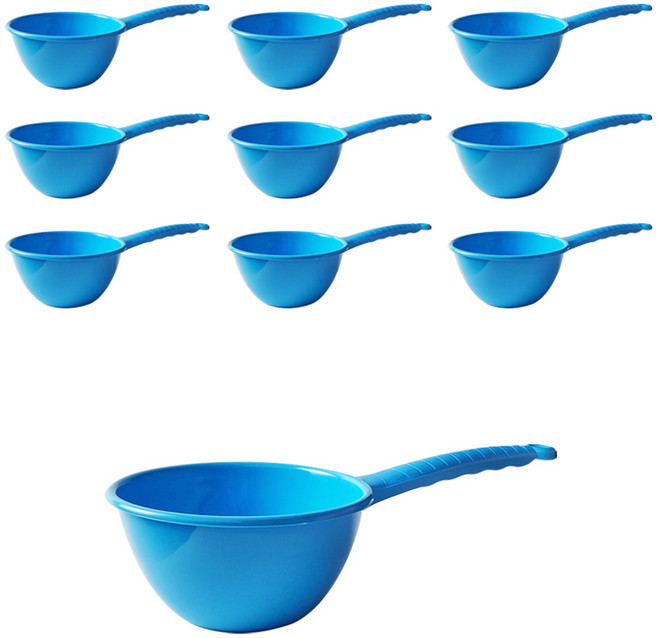 월드크린 자루 바가지 소, 블루, 10개