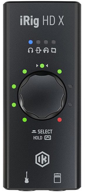아이케이멀티미디어 iRig HD X 아이릭 모바일 기타 베이스 인터페이스, IK-AI-0014, 혼합색상