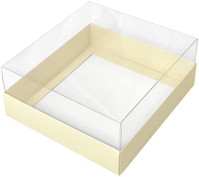 핸즈픽 쿠키포장 창상자 정사각, 아이보리, 10개