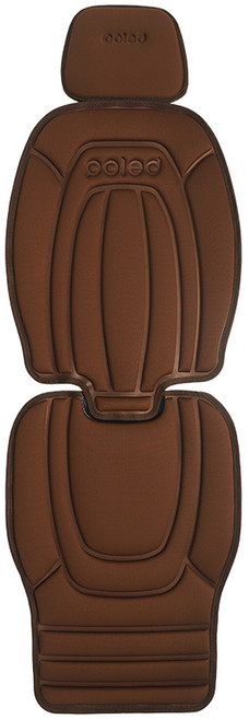 폴레드 3Dx 카시트 프로텍터 플러스, 브라운, 1세트