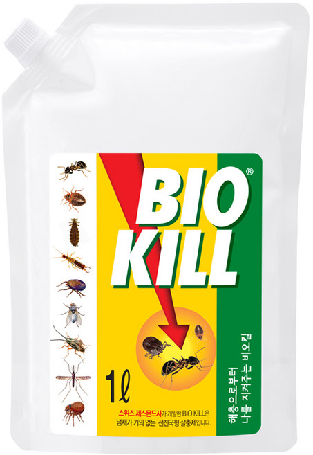 비오킬 파우치형 살충제 리필 1L, 1팩, 1개