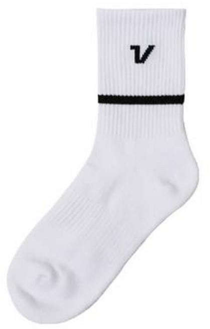 볼빅 여성용 VBDB 중목 골프 양말, 화이트, 1개