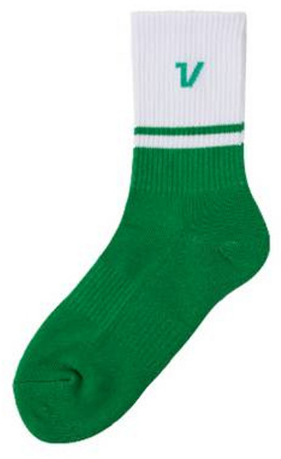 볼빅 VBDB 여성용 중목 골프 양말, 그린, 1개
