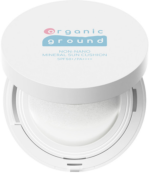 오가닉그라운드 논나노 미네랄 선쿠션, 1개, 15g