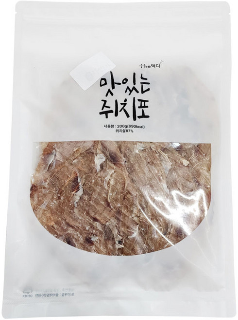 더먹다 자연오감 맛있는 쥐치포, 200g, 1개