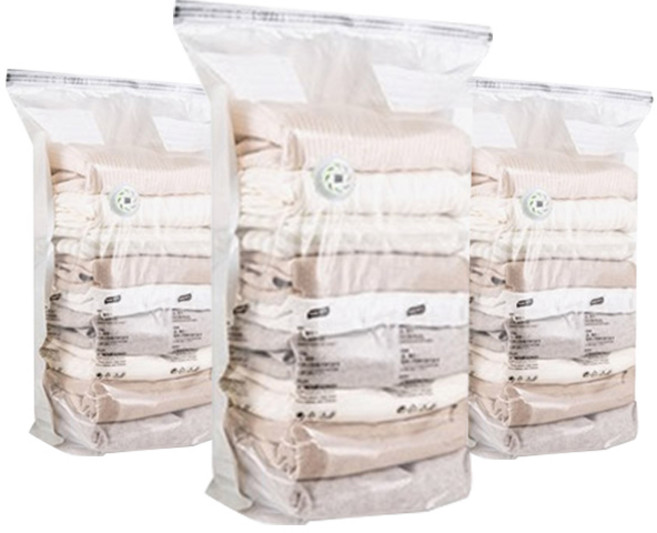 리브맘 파우치형 5초 맨손 압축팩, 1개입, 3개