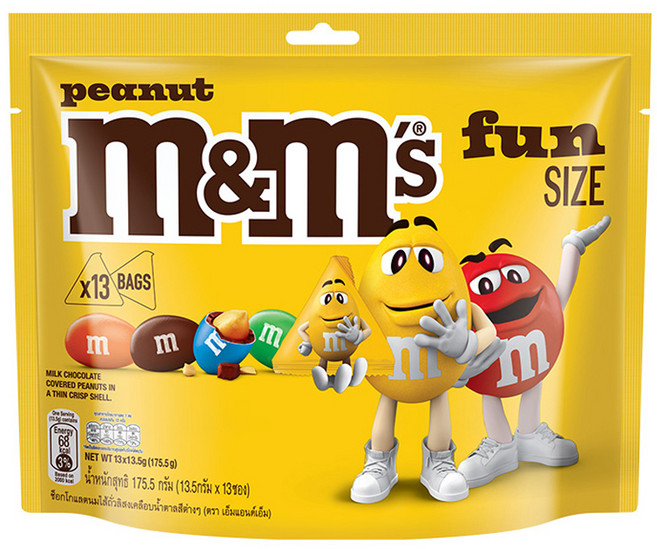 엠앤엠즈 피넛 펀사이즈 초콜릿, 175.5g, 1개