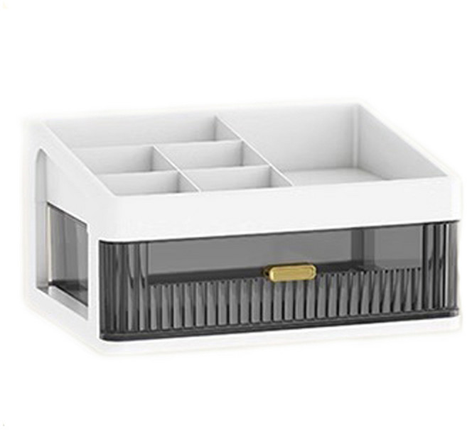 코히모 사무용 데스크 서류 정리함 수납 케이스 4W213, 1단
