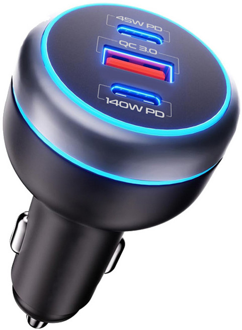 AUTOCOS 車用 PD 3.1 超高速 PD 充電器 230W ATS-101, 1個, 3球