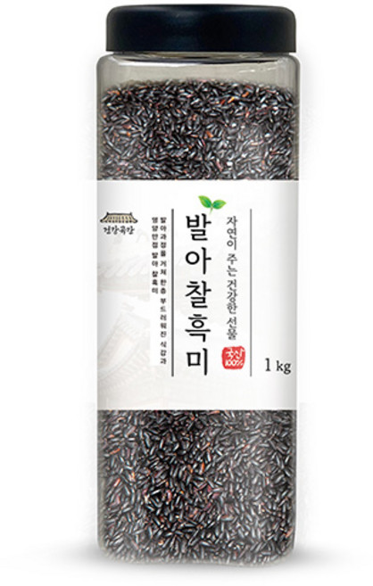 건강곡간 발아찰흑미, 1kg, 1개