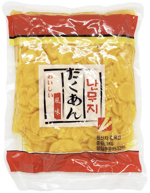 토호식품 단무지 슬라이스, 1kg, 1개