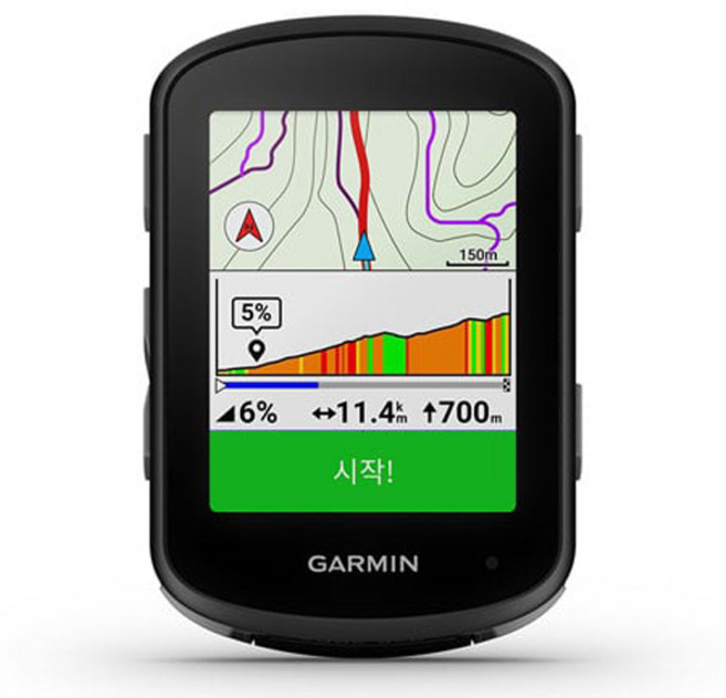 가민 엣지 540 사이클링 GPS 속도계 스피드 센서 + 케이던스 센서 + HRM Dual 모니터 세트, 혼합색상, 1개