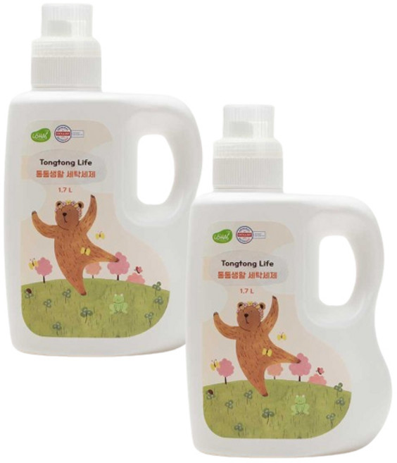 Tongtonglife 洗衣精, 2瓶, 1.7L