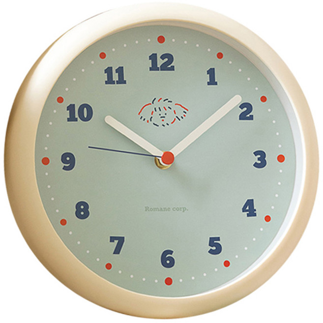 로마네 크리미 벽시계 ver3, 민트