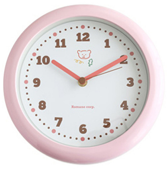 로마네 크리미 벽시계 ver 2, 핑크