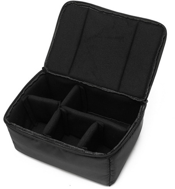 방수 카메라 가로형 속가방 대형 Ez2mk IN-Y01, 블랙, 1개