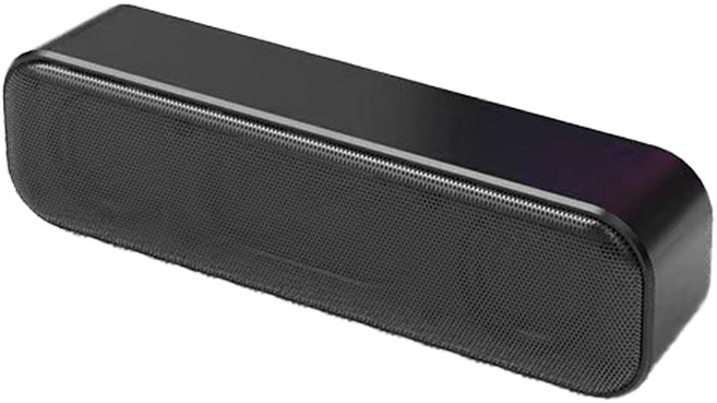 홍크 USB 노트북 스피커, HK-5008, 블랙