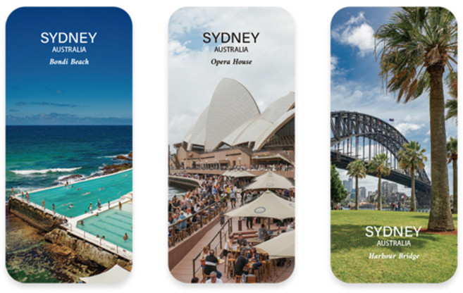 모노라이크 캡처더라이프 하드 북마크 3종 세트, 04 Sydney, 1세트