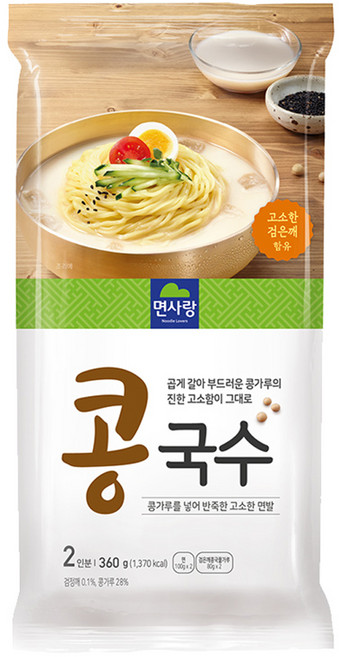 면사랑 콩국수, 360g, 1개