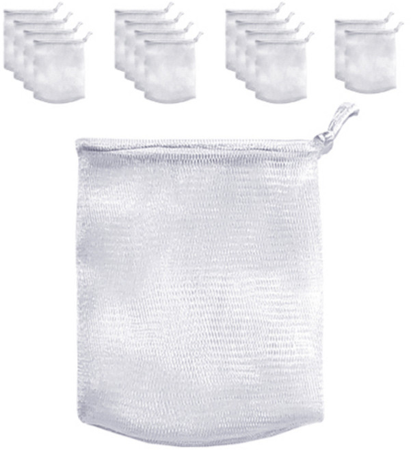 피키픽스 버블 이중 비누 거품망, 15개, 화이트