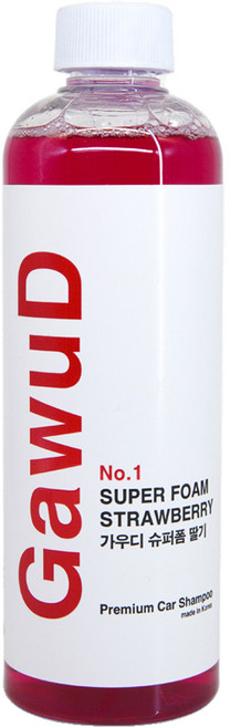 GawuD 슈퍼폼 딸기 카샴푸, 500ml, 1개