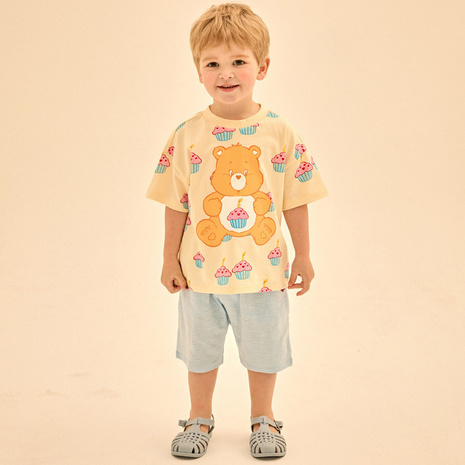 Care Bears 兒童快樂生日熊哈倫褲上下裝套裝