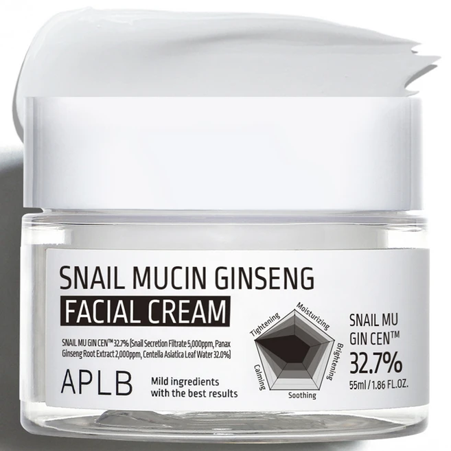 APLB 스네일 뮤신 진생 페이셜 크림, 55ml, 1개 - 쿠팡