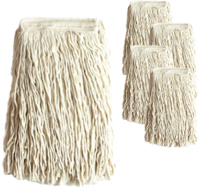 월드크린 마포걸레 고급원사 450g, 5개