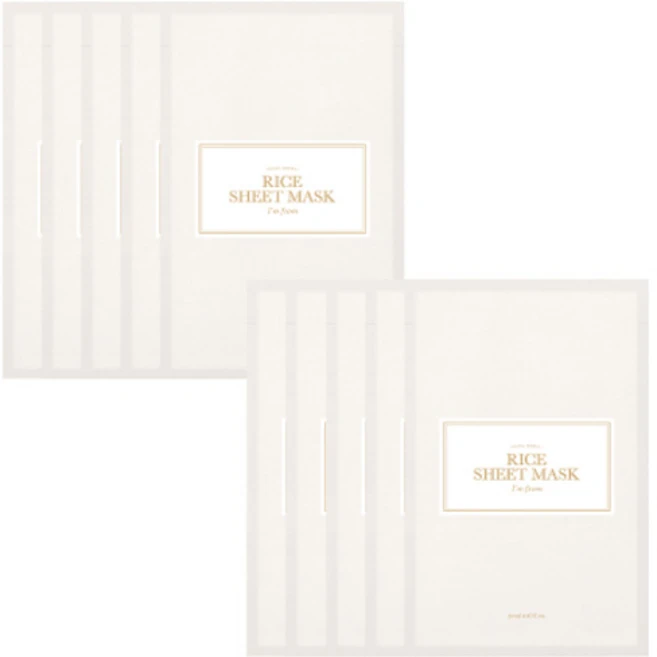 아임프롬 라이스 시트 마스크 20ml, 10개입, 1개 - 쿠팡