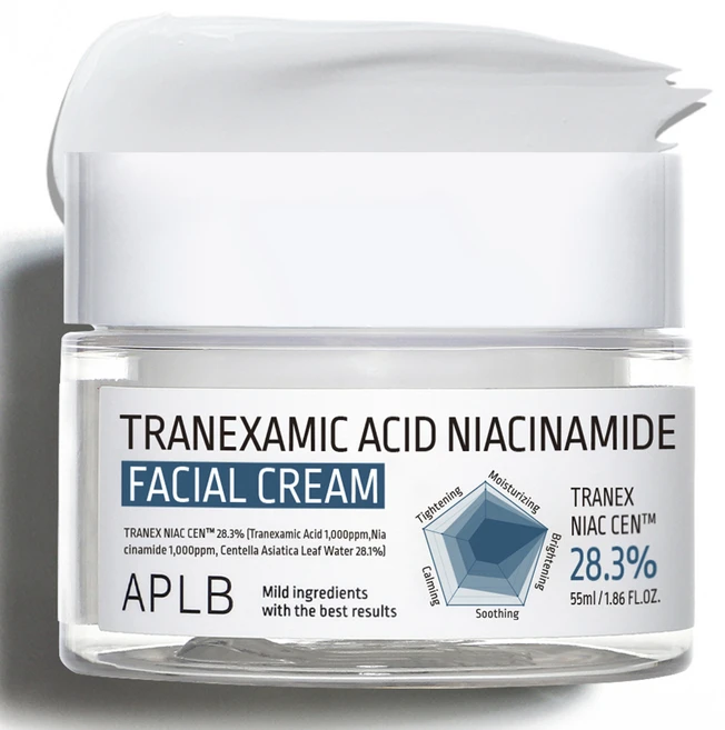 APLB 트라넥삼산 나이아신아마이드 페이셜 크림, 55ml, 1개 - 쿠팡