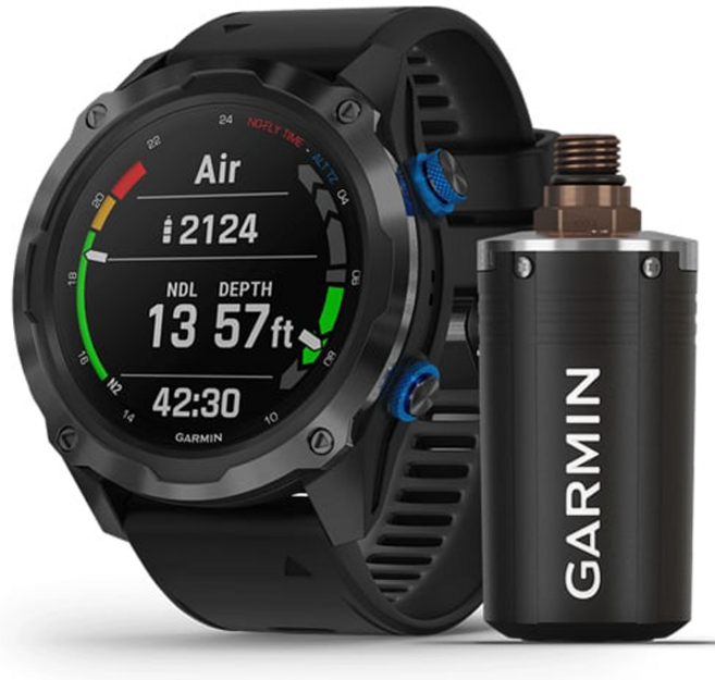 가민 디센트 다이브 스마트워치 Mk2i T1, 티타늄 카본 그레이