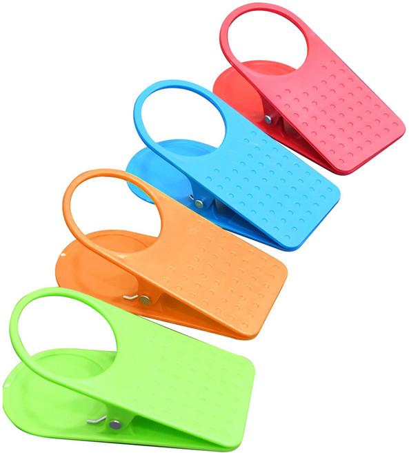 벅703 캠핑테이블 집게형 컵홀더, 랜덤 발송, 4개