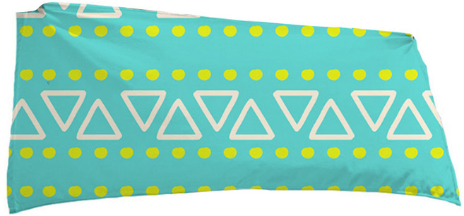 알로데 아트 그림 비치타월 150 x 70 cm, 07 세모도트, 1개