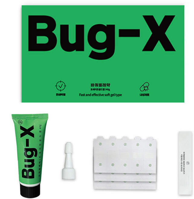 버그엑스 강력한 바퀴벌레약 40g + 특수먹이캡 40p 베이직 세트, 1세트