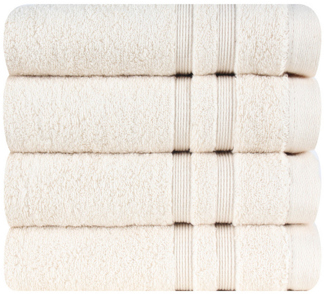 송월타월 프리미엄 오가닉 코튼 세면타월 170g 30수 코사마, 무염색, 4개