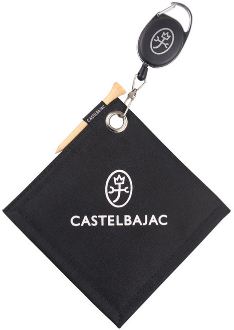 Castelbajac 高爾夫球巾, 1個, 黑色