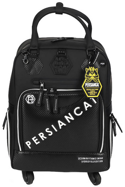 페르시안캣 슈프림 휠 골프 보스턴백, 블랙
