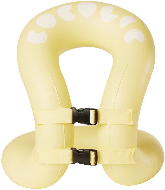 코코릭 아쿠아 아동 유아 넥튜브 구명조끼, 옐로우, 1개