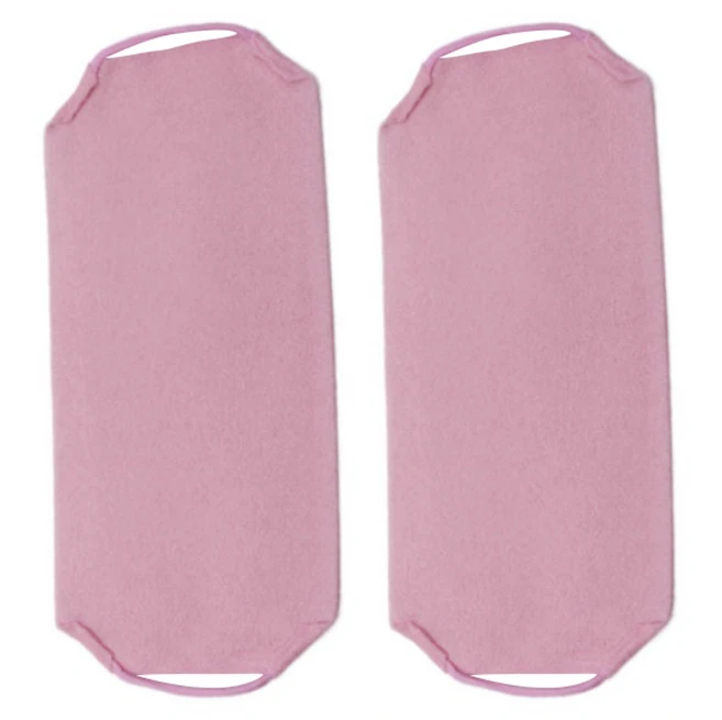 대나무 때타월, 핑크, 1개입, 2개 - 쿠팡