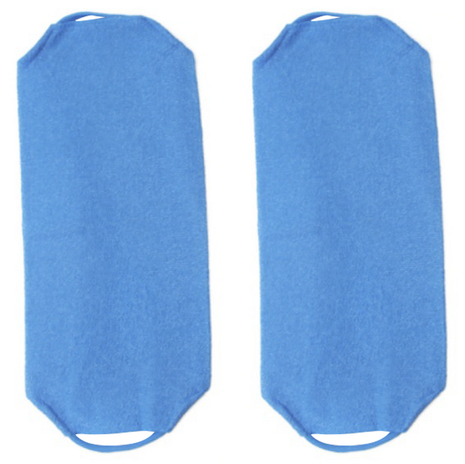 대나무 때타월, 블루, 1개입, 2개