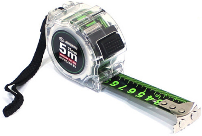 종원 자석 양면 형광줄자 5m, 1개