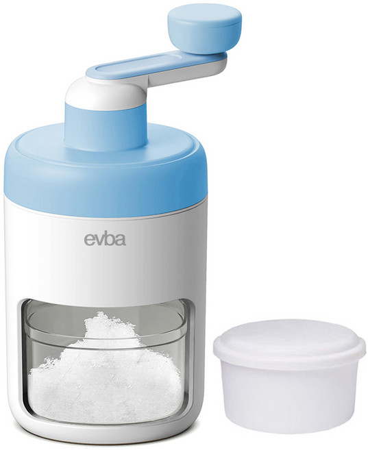 에바 미니빙수기 샤르르빙, 블루, 얼음용기 + 얼음트레이, 1개