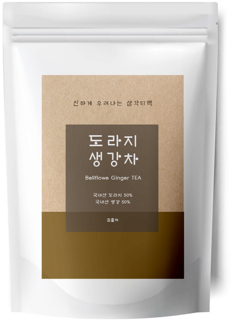 yURIA 韓國產桔梗生薑茶三角茶包, 1.5g, 30包, 1袋