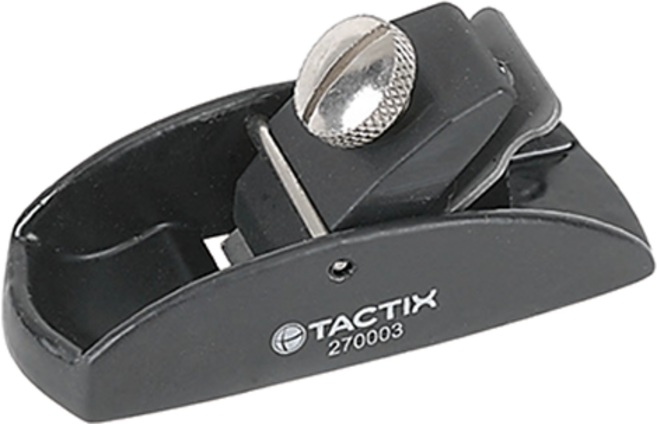 TACTIX Masyatu DIY 木工迷你刨刀 黑色, 1個