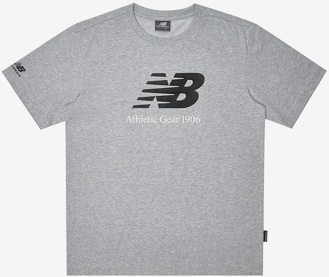 뉴발란스 남녀공용 UNI 에센셜 빅로고 반팔티 NBNEFB3005